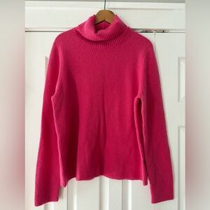 Caslon Vibrant Pink Turtleneck Sweater Size XL‎ NWOT